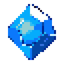Pixel art gem role icon